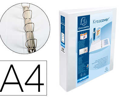 classeur-exacompta-kreacover-4-anneaux-40mm-a4-carton-recouvert-polypropylene-dos-47mm-personnalisable-blanc