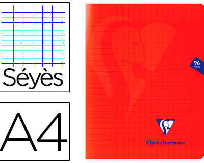 cahier-piqua-clairefontaine-mi-mesys-couverture-polypropylene-a4-21x29-7cm-96-pages-90g-raglure-sayes-coloris-rouge