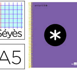 cahier-spirale-liderpapel-anta-rtik-a5-240p-100g-couverture-rembordae-sayes-microperfora-5-bandes-coloris-violet
