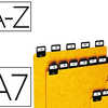 INTERCALAIRE COUTAL 75X125MM P OUR FICHES FORMAT A7 ALPHABATIQUE HORIZONTAL INTERCALAIRE COUTAL 75X125MM P OUR FICHES FORMAT A7 ALPHABATIQUE HORIZONTAL