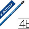 CRAYON GRAPHITE STAEDTLER MARS LUMOGRAPH 100 4B HEXAGONAL CRAYON GRAPHITE STAEDTLER MARS LUMOGRAPH 100 4B HEXAGONAL