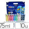 PEINTURE PÉBÉO ARTI'STICK PELLICULABLE REPOSITIONNABLE DÉCOLLAGE FACILE COLORIS ASSORTIS LOT 15 TUBES 75ML