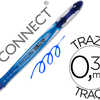 STYLO-BILLE Q-CONNECT ACRITURE MOYENNE 0.5MM CORPS TRANSLUCIDE GRIP CAOUTCHOUC COLORIS BLEU STYLO-BILLE Q-CONNECT ACRITURE MOYENNE 0.5MM CORPS TRANSLUCIDE GRIP CAOUTCHOUC COLORIS BLEU