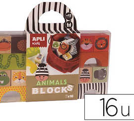 bloc-en-bois-apli-kids-animaux-bo-te-de-16-unit-s