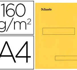 sous-chemise-esselte-carton-kr-aft-160g-230x310mm-a4-2-rabats-coloris-jaune