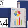 PROTÈGE-DOCUMENTS LIDERPAPEL P OLYPROPYLÈNE PRÉSENTATION 60 POCHETTES FIXES A4 210X297MM COLORIS OPAQUE BLEU PROTÈGE-DOCUMENTS LIDERPAPEL P OLYPROPYLÈNE PRÉSENTATION 60 POCHETTES FIXES A4 210X297MM COLORIS OPAQUE BLEU