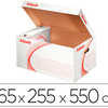 CONTENEUR ESSELTE CARTON ONDUL A BLANC RECYCLABLE TAILLE L 365X255X550MM 5/6 BOÎTES COUVERCLE RABATTABLE OUVERTURE DESSU CONTENEUR ESSELTE CARTON ONDUL A BLANC RECYCLABLE TAILLE L 365X255X550MM 5/6 BOÎTES COUVERCLE RABATTABLE OUVERTURE DESSU