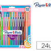 STYLO-FEUTRE PAPER MATE FLAIR ORIGINAL POINTE MOYENNE 1MM LONGUE DURAE DE VIE POCHETTE 24 COLORIS ASSORTIS CANDY POP STYLO-FEUTRE PAPER MATE FLAIR ORIGINAL POINTE MOYENNE 1MM LONGUE DURAE DE VIE POCHETTE 24 COLORIS ASSORTIS CANDY POP