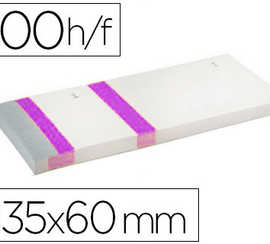 bloc-vendeur-liderpapel-2-coup-ons-datachables-100-feuilles-60x135mm-papier-blanc-bande-couleur-coloris-violet