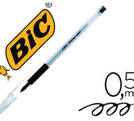 stylo-bille-bic-cristal-grip-a-criture-moyenne-0-5mm-encre-classique-bille-indaformable-capuchon-couleur-encre-noir