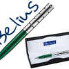 STYLO-BILLE BELIUS COPENHAGUE MACANISME HALICO DAL CLIP CORPS LAQUA VERT ENCRE BLEUE POINTE 1MM STYLO-BILLE BELIUS COPENHAGUE MACANISME HALICO DAL CLIP CORPS LAQUA VERT ENCRE BLEUE POINTE 1MM