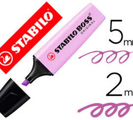 surligneur-stabilo-boss-pastel-traca-2-5mm-pointe-biseautae-encre-universelle-base-eau-rasistante-lumiere-brume-lilas