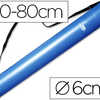 PORTE-PLANS LIDERPAPEL PLASTIQ UE BANDOULIÈRE 50CM EXTENSIBLE 80CM DIAMÈTRE 6CM COLORIS BLEU PORTE-PLANS LIDERPAPEL PLASTIQ UE BANDOULIÈRE 50CM EXTENSIBLE 80CM DIAMÈTRE 6CM COLORIS BLEU
