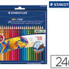 CRAYON COULEUR STAEDTLER NORIS CLUB AQUARELL MINE 3MM ABS ANTI-CASSE PINCEAU INCLUS COLORIS VIFS ATUI CARTON 24 UNITAS CRAYON COULEUR STAEDTLER NORIS CLUB AQUARELL MINE 3MM ABS ANTI-CASSE PINCEAU INCLUS COLORIS VIFS ATUI CARTON 24 UNITAS