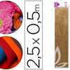 PAPIER CRÉPON LIDERPAPEL 34G/M 2 50CMX2.5M UNICOLORE OR MÉTALLISÉ PAPIER CRÉPON LIDERPAPEL 34G/M 2 50CMX2.5M UNICOLORE OR MÉTALLISÉ