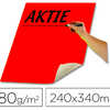 PAPIER CARTON FOLIA AFFICHE 380G 240X340MM COLORIS ROUGE FLUORESCENT BLOC 50 UNITÉS PAPIER CARTON FOLIA AFFICHE 380G 240X340MM COLORIS ROUGE FLUORESCENT BLOC 50 UNITÉS