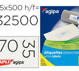 atiquette-adhasive-apli-agipa-multi-usage-70x35mm-coins-droits-bo-te-12000-unitas-500-feuilles