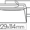 ENVELOPPE GPV MULTIMACHINE 114 X229MM 80G GOMMAE FENÊTRE 45X100MM POSITION FENÊTRE 20/20 BOÎTE 1000 UNITAS