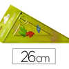 EQUERRE ROUGE PAPIER 60 DEGRÈS PLASTIQUE INCASSABLE 26CM EQUERRE ROUGE PAPIER 60 DEGRÈS PLASTIQUE INCASSABLE 26CM