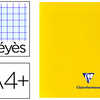 CAHIER PIQUA CLAIREFONTAINE MI MESYS COUVERTURE POLYPROPYLENE A4+ 24X32CM 96 PAGES 90G RAGLURE SAYES COLORIS JAUNE CAHIER PIQUA CLAIREFONTAINE MI MESYS COUVERTURE POLYPROPYLENE A4+ 24X32CM 96 PAGES 90G RAGLURE SAYES COLORIS JAUNE