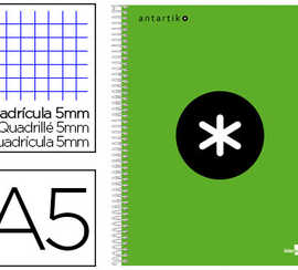cahier-spirale-liderpapel-anta-rtik-a5-240p-100g-couverture-rembordae-quadrillage-5mm-6-trous-coil-lock-coloris-vert-flu