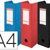 BOÎTE ARCHIVES PVC ESSELTE PLIABLE DOS 100MM DOCUMENT A4 COLORIS BLEU NOIR ROUGE BOÎTE ARCHIVES PVC ESSELTE PLIABLE DOS 100MM DOCUMENT A4 COLORIS BLEU NOIR ROUGE