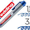 MARQUEUR EDDING E12 TABLEAU BL ANC RATRACTABLE RECHARGEABLE POINTE OGIVE 1.5/3MM EFFACABLE ASEC COLORIS BLEU