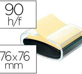 davidoir-blocs-z-notes-post-it-pro-noir-et-1-recharge-90f-jaunes-76x76mm