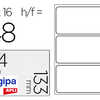 ATIQUETTE ADHASIVE APLI AGIPA MULTI-USAGE 64X133MM LASER JET D'ENCRE FORMATS PARAMATRAS ATUI A5 48 UNITAS