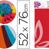 PAPIER SOIE LIDERPAPEL 52X76CM 18G/M2 UNICOLORE ROUGE SACHET 5F PAPIER SOIE LIDERPAPEL 52X76CM 18G/M2 UNICOLORE ROUGE SACHET 5F