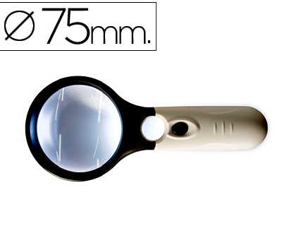 loupe-alectrique-q-connect-len-tille-verre-ronde-75mm-diametre-monture-abs-grossissement-par-3-3-ampoules-led