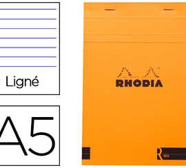 bloc-agraf-rhodia-orange-r16-a5-14-8x21cm-couverture-pellicul-e-70f-90g-lign-microperfor-coloris-orange