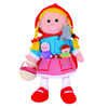 MARIONNETTE FIESTA CRAFTS EN TISSU POUR MAIN ET DOIGTS PETIT CHAPERON ROUGE 17X33CM