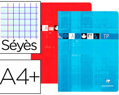 cahier-piqu-clairefontaine-travaux-pratiques-a4-24x32cm-80-pages-90g-125g-r-glure-s-y-s-uni-coloris-bleu-rouge
