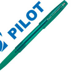 stylo-bille-pilot-super-grip-g-cap-pointe-extra-large-coloris-vert