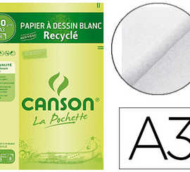 papier-dessin-canson-recycla-b-lancheur-grain-lager-160g-a3-pochette-8f