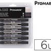 MARQUEUR PROFESSIONNEL W&N PRO MARKER DOUBLE POINTE TONS NEUTRES GRIS FROID/NOIR SET 6 UNITAS MARQUEUR PROFESSIONNEL W&N PRO MARKER DOUBLE POINTE TONS NEUTRES GRIS FROID/NOIR SET 6 UNITAS