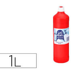 gouache-mini-artistes-aconomiq-ue-ultra-lavable-pr-te-al-emploi-apaisse-onctueuse-coloris-rouge-flacon-1000ml