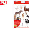 GOMMETTES APLI AGIPA LES ANIMAUX DE LA SAVANE POCHETTE 12F GOMMETTES APLI AGIPA LES ANIMAUX DE LA SAVANE POCHETTE 12F