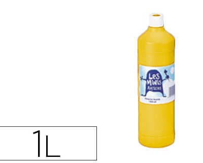 gouache-mini-artistes-aconomiq-ue-ultra-lavable-pr-te-al-emploi-apaisse-onctueuse-coloris-jaune-flacon-1000ml