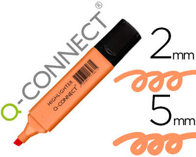 surligneur-q-connect-pastel-tr-aca-2-5-mm-pointe-biseautae-coloris-orange