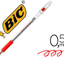 stylo-bille-bic-cristal-grip-a-criture-moyenne-0-5mm-encre-classique-bille-indaformable-capuchon-couleur-encre-rouge