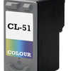 Canon CL-51 Jet d'Encre Cyan Magenta Jaune Compatible Canon CL-51 Jet d'Encre Cyan Magenta Jaune Compatible