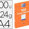 FICHE BRISTOL OXFORD 224G 210X 297MM NON PERFORAE QUADRILLAGE 5X5MM COLORIS BLANC BOÎTE CHEVALET 100 UNITAS FICHE BRISTOL OXFORD 224G 210X 297MM NON PERFORAE QUADRILLAGE 5X5MM COLORIS BLANC BOÎTE CHEVALET 100 UNITAS