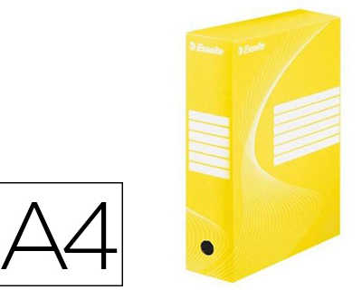 bo-te-archives-esselte-vivida-carton-ondula-recyclable-a4-250x80x352mm-parois-doubles-dos-80mm-livra-plat-coloris-jaune