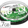 DVD-R EMTEC RÉINSCRIPTIBLE 4.7GB VITESSE 16X TOUR 25 UNITÉS