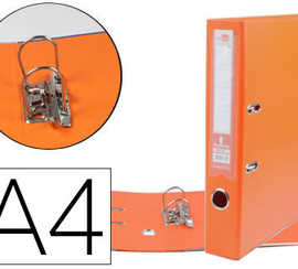 classeur-levier-liderpapel-a4-documenta-carton-remborda-1-9mm-dos-52mm-rado-matallique-coloris-orange