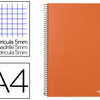CAHIER SPIRALE LIDERPAPEL SÉRI E PAPER COAT A4 210X297MM 140F 80G/M2 QUADRILLAGE 5MM COIL-LOCK COLORIS ORANGE FROSTY CAHIER SPIRALE LIDERPAPEL SÉRI E PAPER COAT A4 210X297MM 140F 80G/M2 QUADRILLAGE 5MM COIL-LOCK COLORIS ORANGE FROSTY
