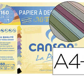 papier-dessin-canson-mi-teinte-s-160g-a4-coloris-pastels-pochette-12f