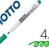 MARQUEUR GIOTTO ROBERCOLOR EFFAÇABLE TABLEAU BLANC POINTE MEDIUM OGIVE 4 MM COLORIS VERT